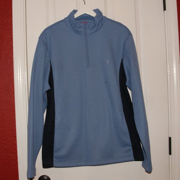 Izod Other - IZOD Mens Blue 1/4 Zip Fleece Lined Pullover M NEW